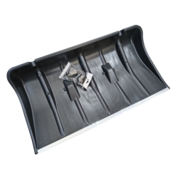 Snow Pusher with Wheels 77 x 45 cm Frost-Resistant Metal Strip Curved Handle 3.13 kg, Beast