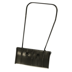 Snow Pusher with Wheels 77 x 45 cm Frost-Resistant Metal Strip Curved Handle 3.13 kg, Beast