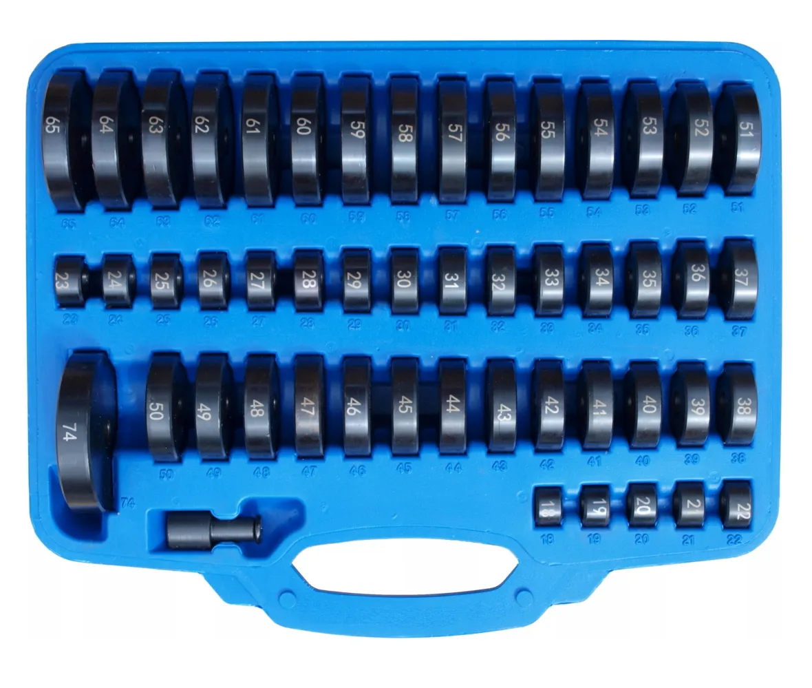 Indrivningssats Lager och Tätningar 18–74 mm 52 Delar