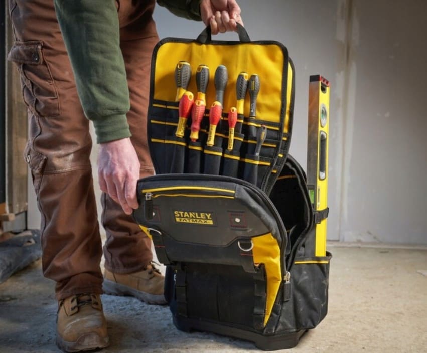 Verktygsryggsäck FatMax 50 Fickor 17L Vattentät Botten Laptop 1-95-611, STANLEY