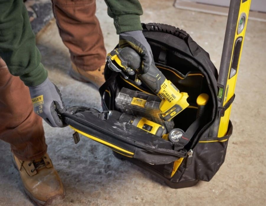 Verktygsryggsäck FatMax 50 Fickor 17L Vattentät Botten Laptop 1-95-611, STANLEY