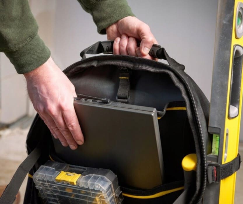 Verktygsryggsäck FatMax 50 Fickor 17L Vattentät Botten Laptop 1-95-611, STANLEY
