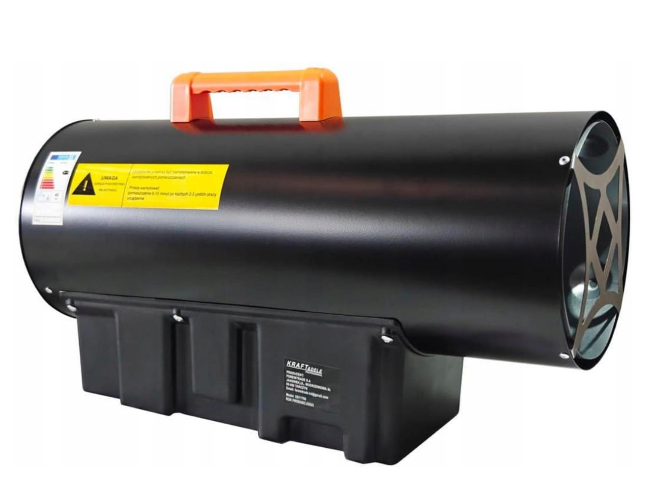 Gas Space Heater 45kW LCD Thermostat Propane/Butane, Kraft&Dele