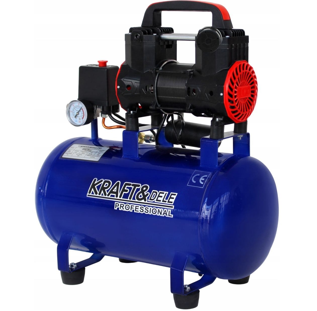 Kompressor Oljefri 30L 1500W 285 l/min Tyst Verkstadskompressor