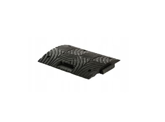 Farthinder Komplett Set 3 m 7 Delar 50 mm Hög Svart/Gul Reflex PVC