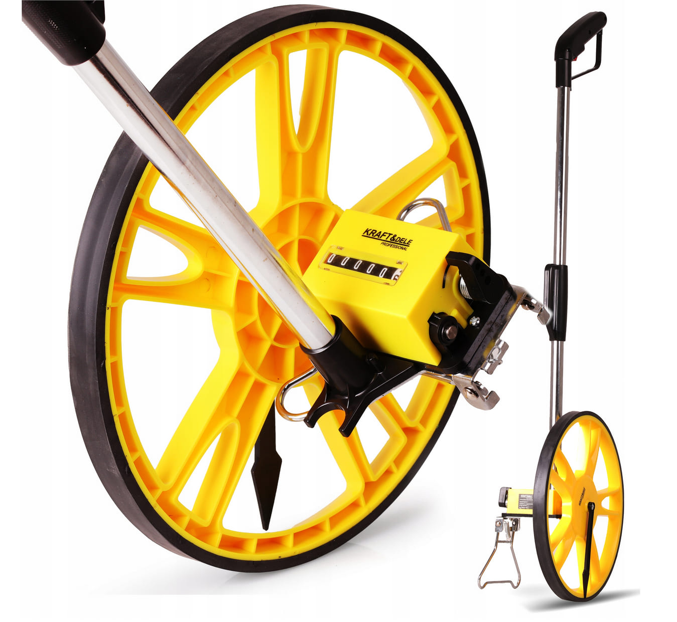 Measuring Wheel Foldable 99999.9 m Precision 0.5% Ø318 mm with Carry Bag