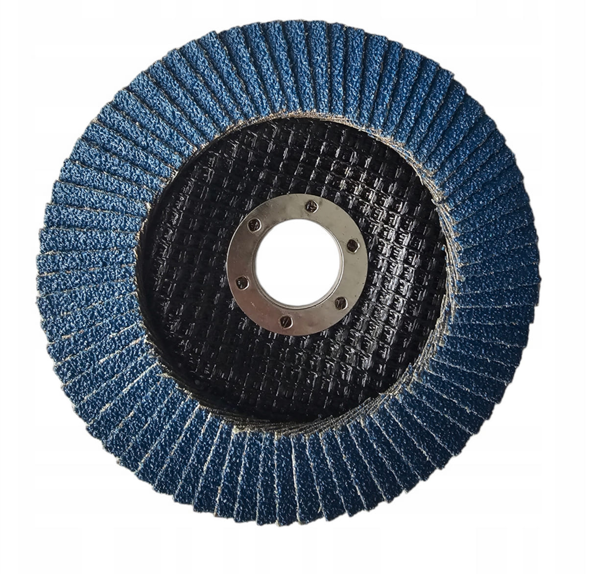 Lamellrondell 20st Zirkon  125 mm P80 för Metall och Trä Plan Form Hål 22,23 mm, Met-Flex