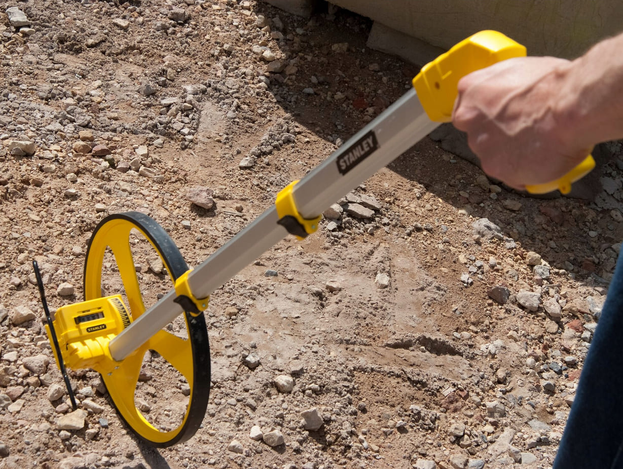 Measuring Wheel Foldable 10000 m Precision ±1% Ø318 mm with Carry Bag MW40M, Stanley
