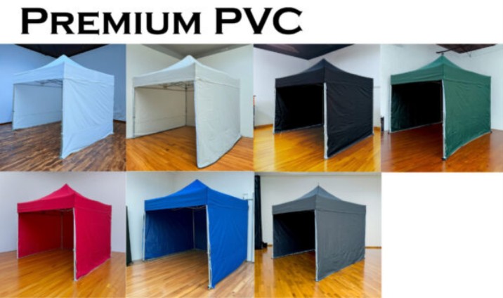 Professionellt Snabbtält 3 x 4.5m Aluminium A40H Premium PVC 320g/m² UV50+ EU, Plinth