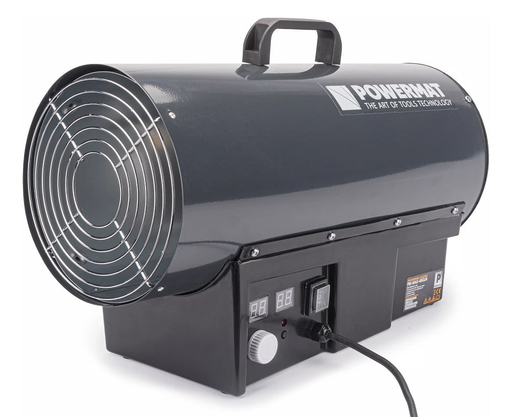 Gasolvärmare 45 kW med Termostat | 850 m³/h LCD