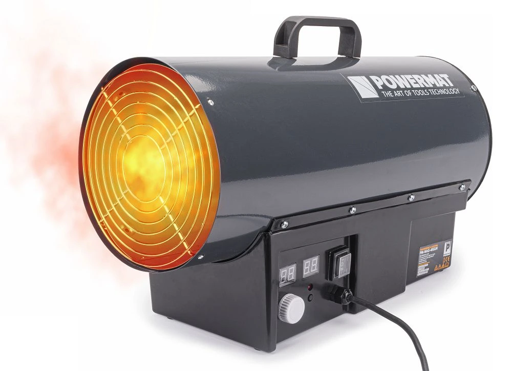 Gasolvärmare 45 kW med Termostat | 850 m³/h LCD
