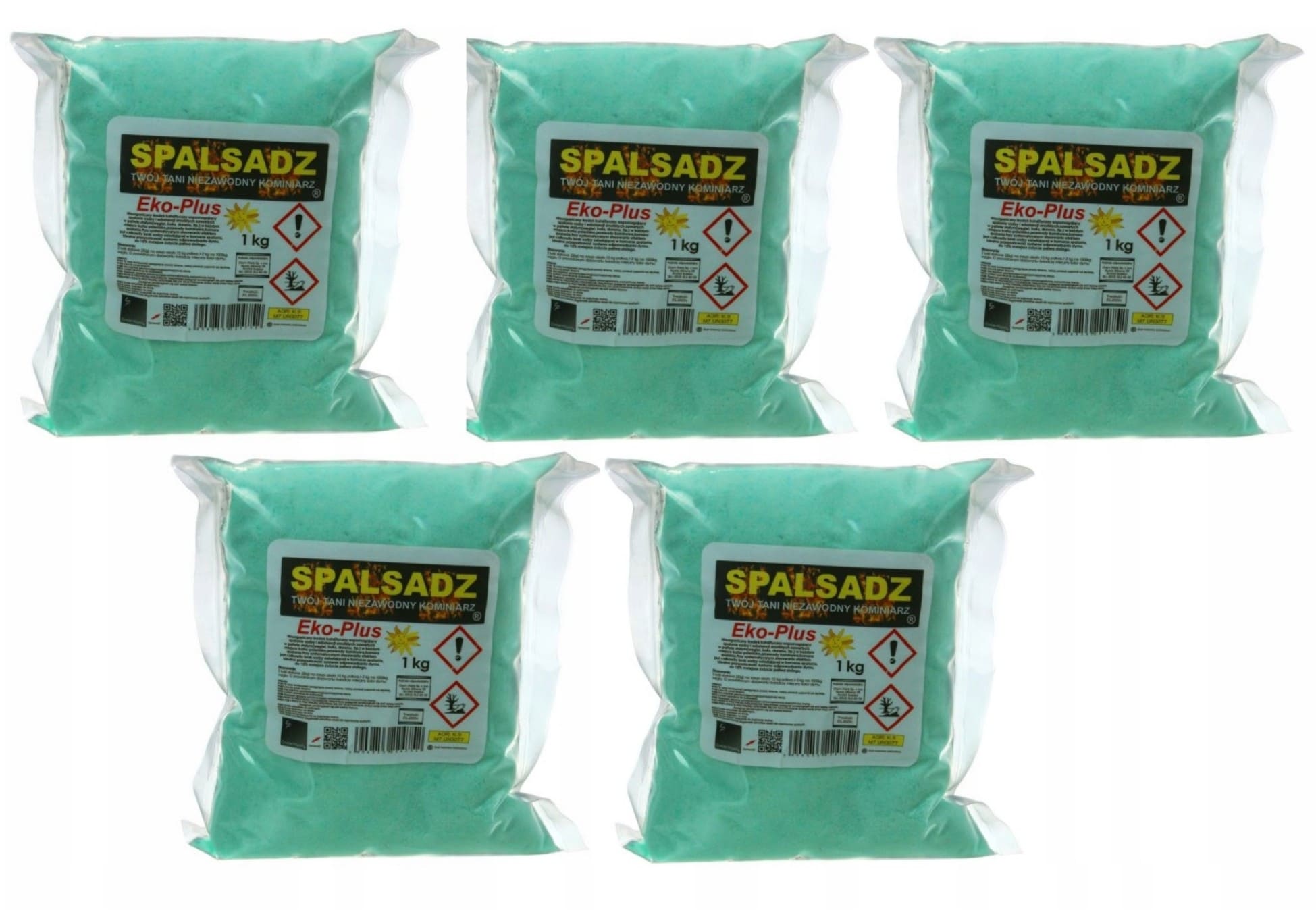 Soot Remover Catalytic 5 kg 5 x 1 kg Sachets Boilers Fireplaces Stoves SPALSADZ, Argo