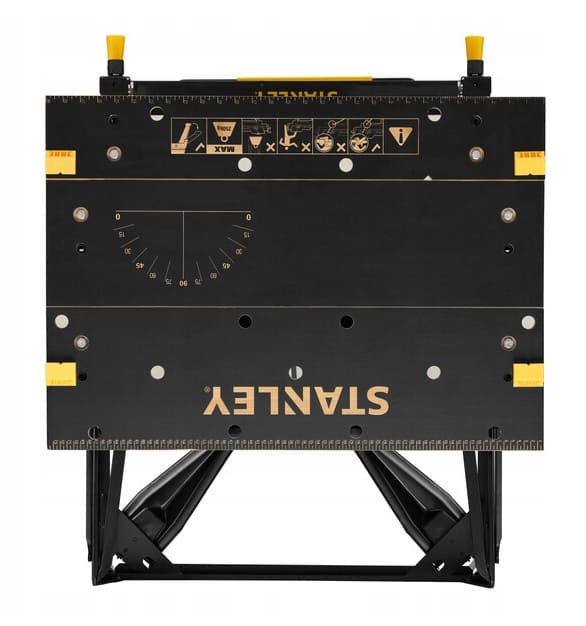 Work Table 2-in-1 FatMax Bamboo Vice Sawhorse 250 kg 2 Heights 62/80 cm, STANLEY STST83800-1