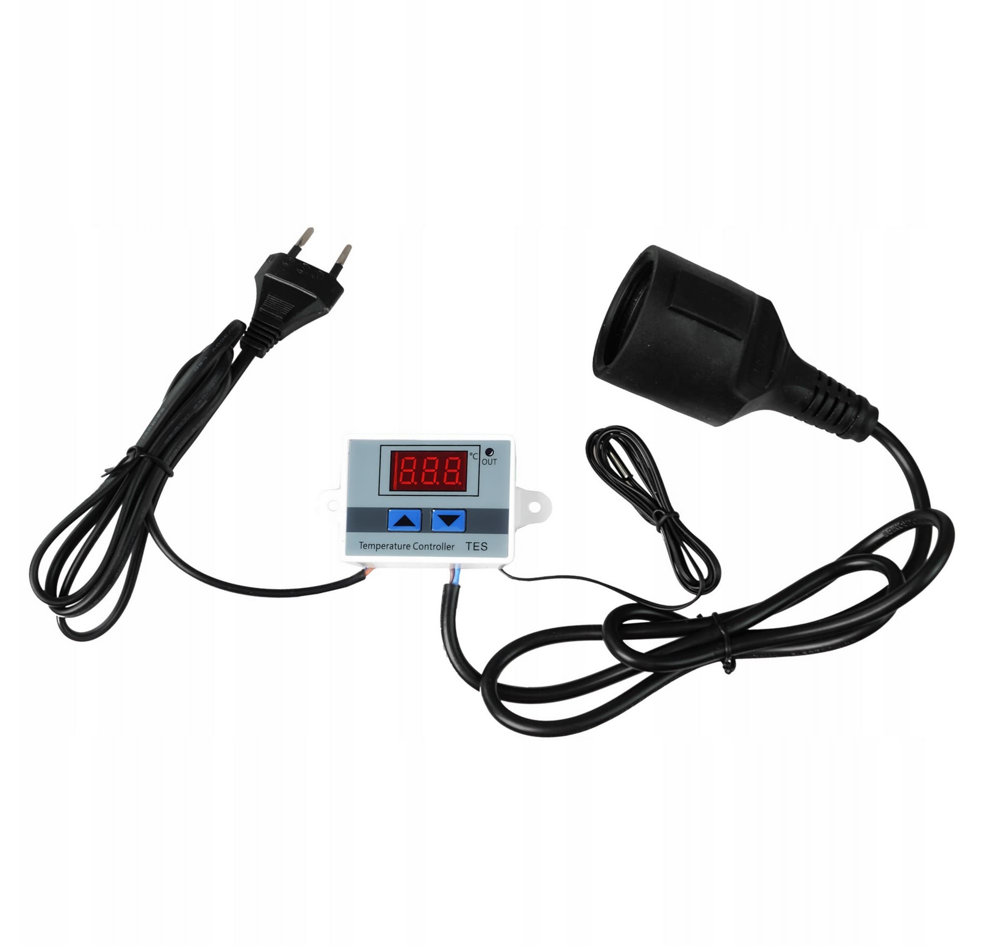 Thermostat Digital Plug-in 230V 1500W -55°C to 110°C Heat/Cool TES-230V, Adelid