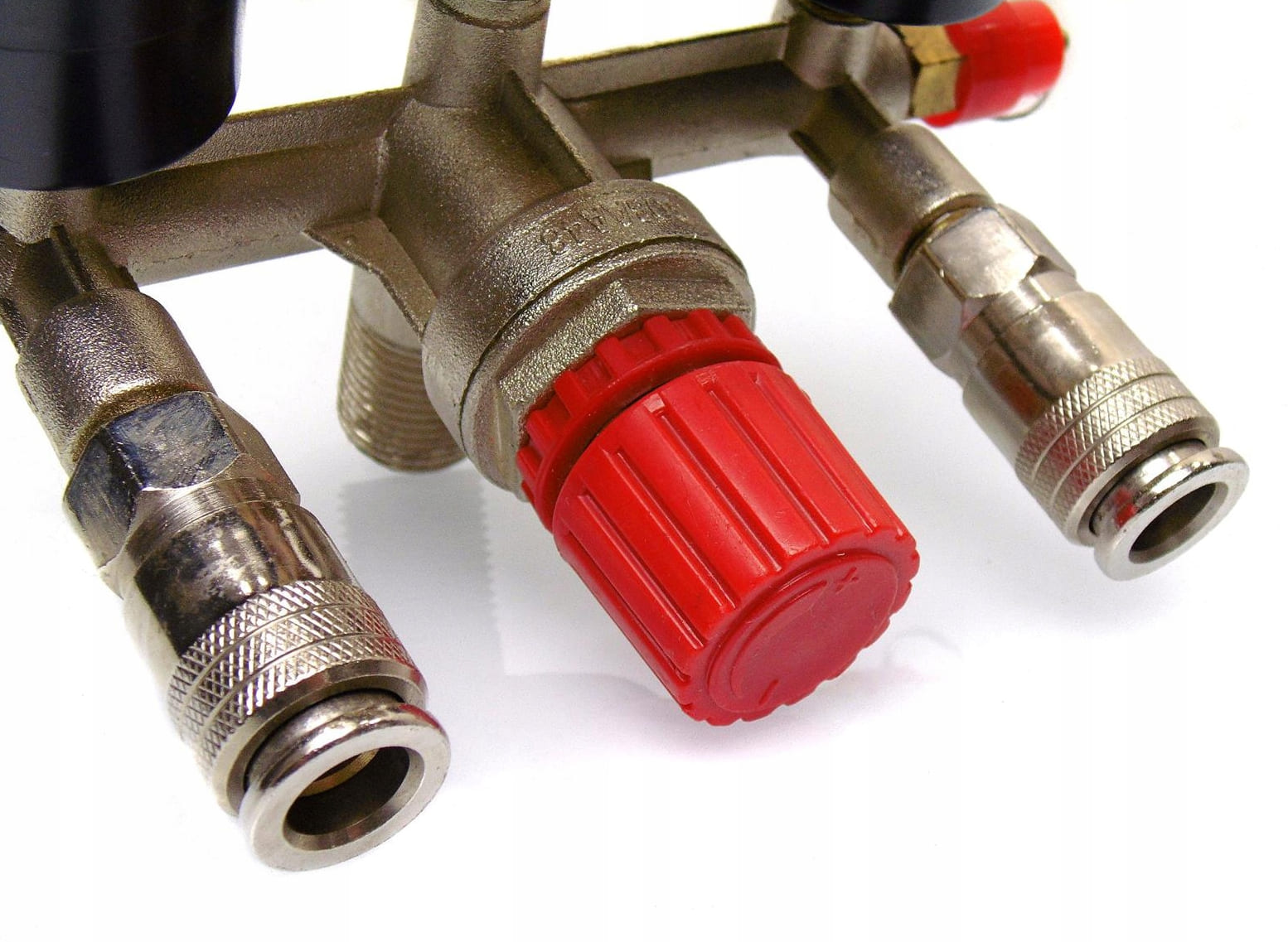 Pressure Switch Compressor 400V 3-Phase 20A with Pressure Reducer Gauges Quick Couplings 7.5 kW