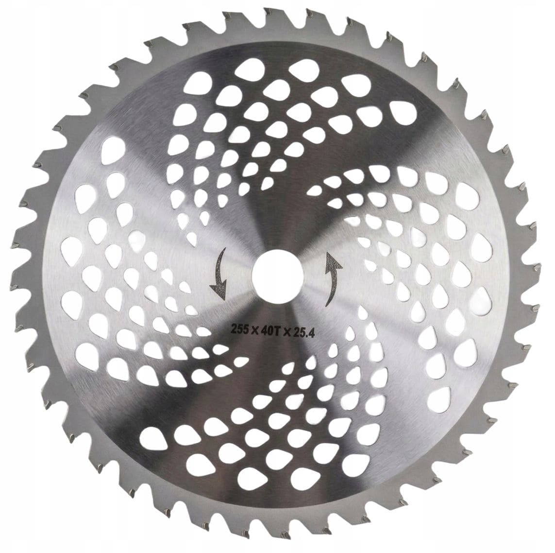 Röjsågsklinga 2st 255x25,4mm 40T Hårdmetalltänder med Reducerring 20mm, Wuber