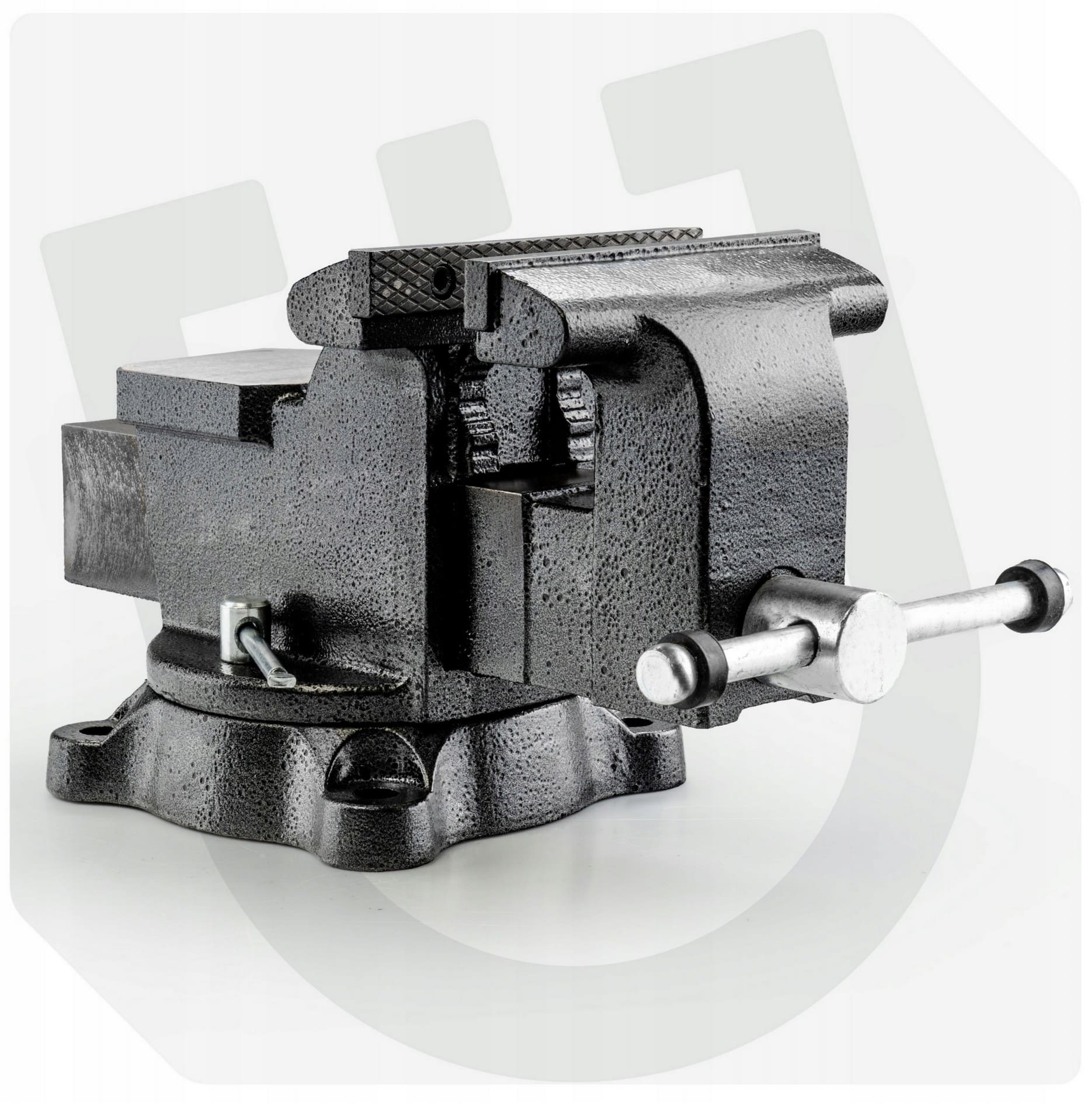 Bench Vice 150 mm/6 Rotating 360° with Anvil, HT200 Cast Iron 13.8 kg, Wuber W50003