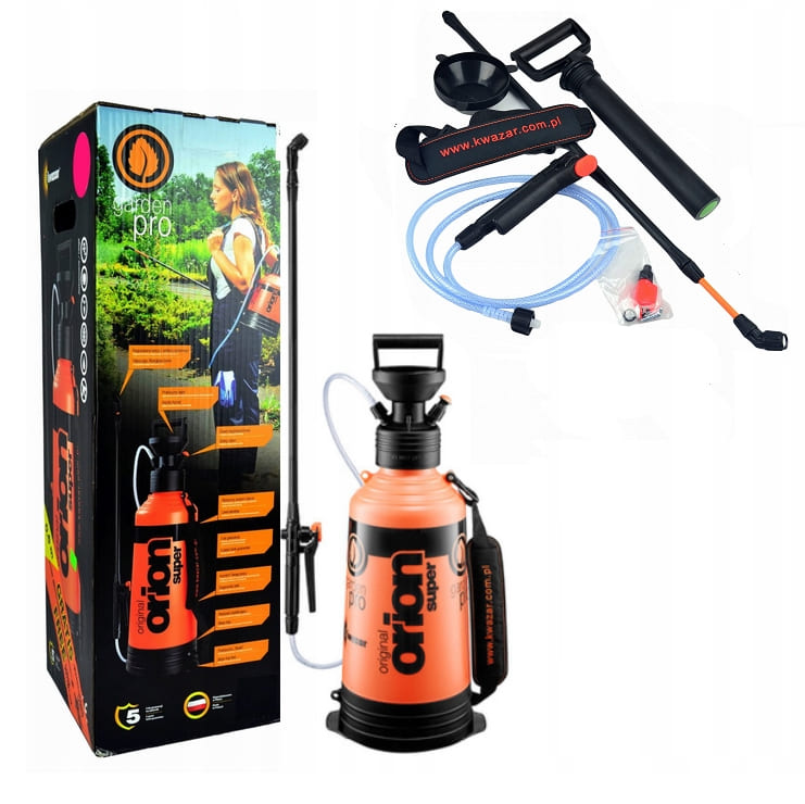 Pressure Knapsack Sprayer 3L 3.5 Bar Telescopic Lance 0.6–1.2m + Herbicide Hood, Kwazar Orion