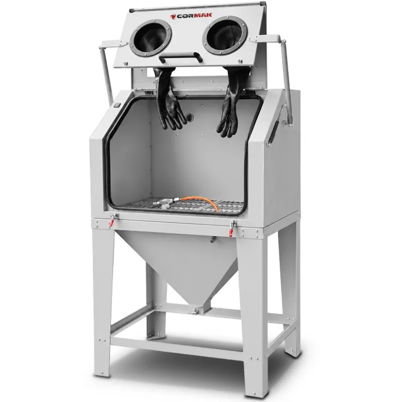 350 L Top-Opening Blast Cabinet with Dust Extractor