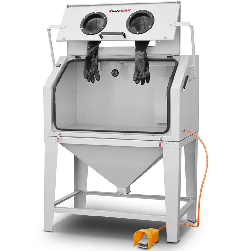 Large 450 L Top-Opening Blast Cabinet with Extractor