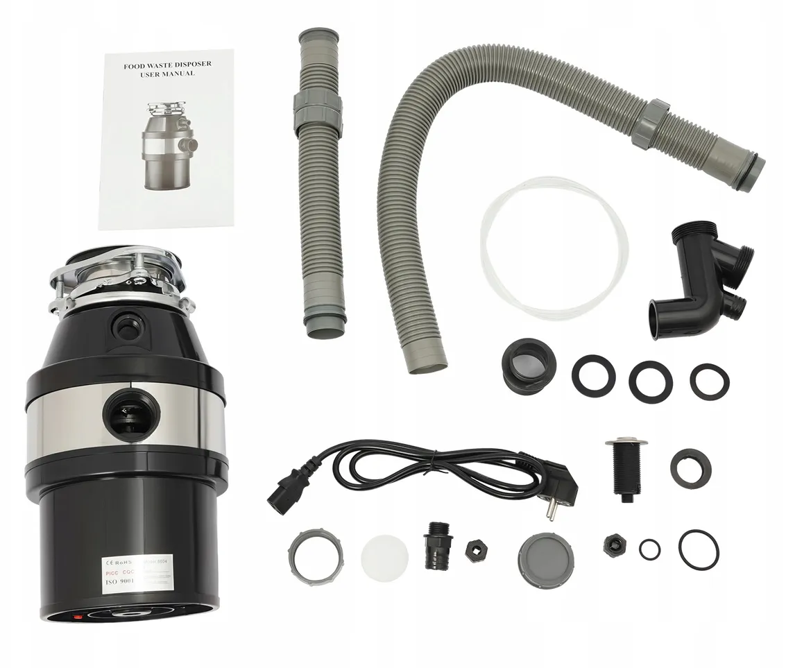 Avfallskvarn 560 W – 1,2 l Malkammare, 6-Stegs Malning