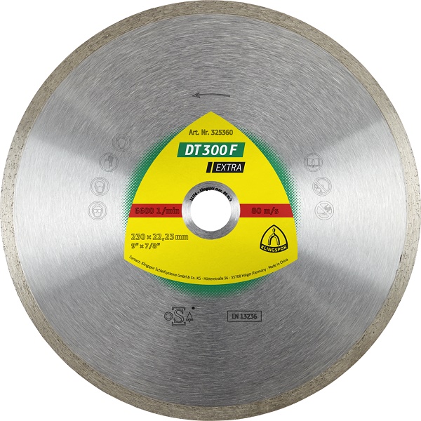 Diamantkapskiva 125 x 1.6 x 22.2 mm 7 mm DT300UT EX