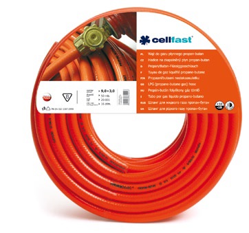 Gasslang, slang för propan-butan gas 9 mm 50-60m