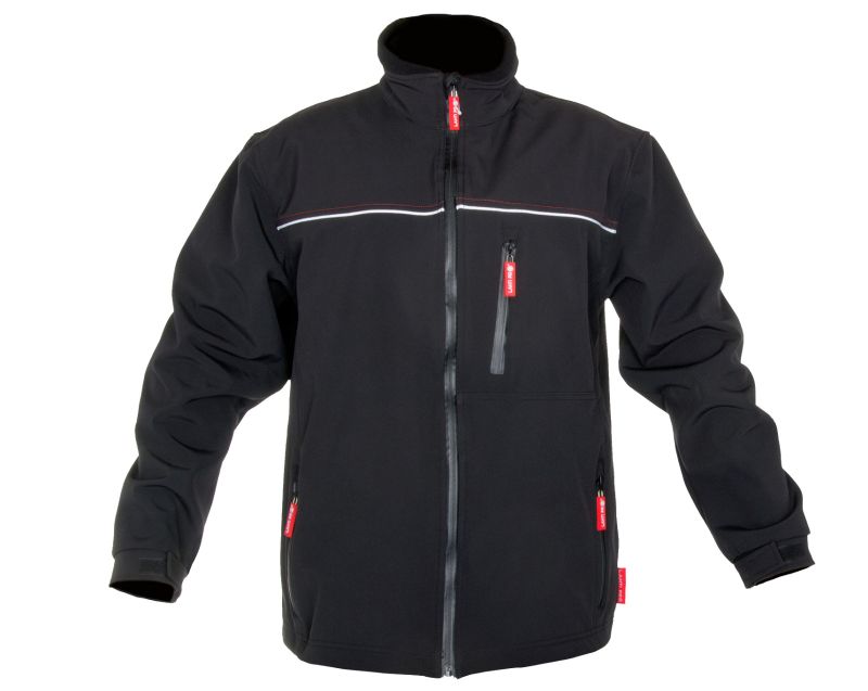 Softshell Jacket, Black, Size 3Xl, CE, Lathi