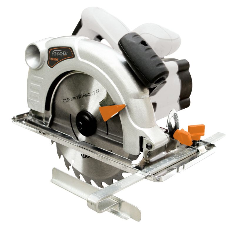 Cirkelsåg, 1500W, 185 mm, 4700rpm, med laser