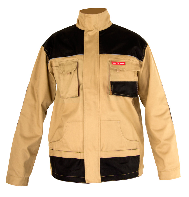 Jacket, Beige, 100% Cotton, XL (56) , CE, LAHTI