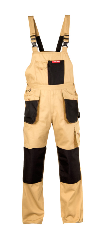 Bibpants, Beige, 100% Cotton, 2L (54) , CE, LAHTI