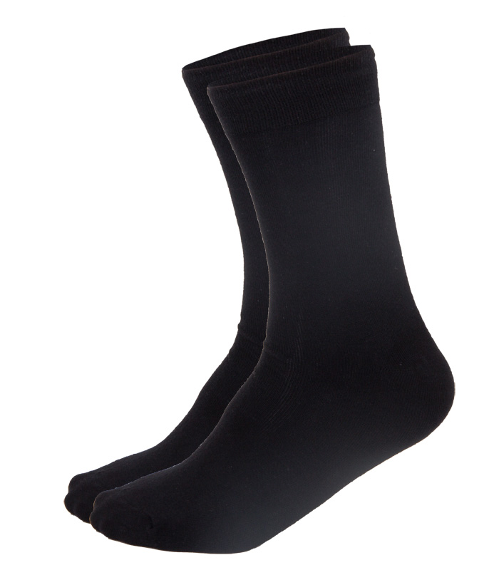 Work Socks Black, Thin, 3 Pairs, 43-46 , LAHTI