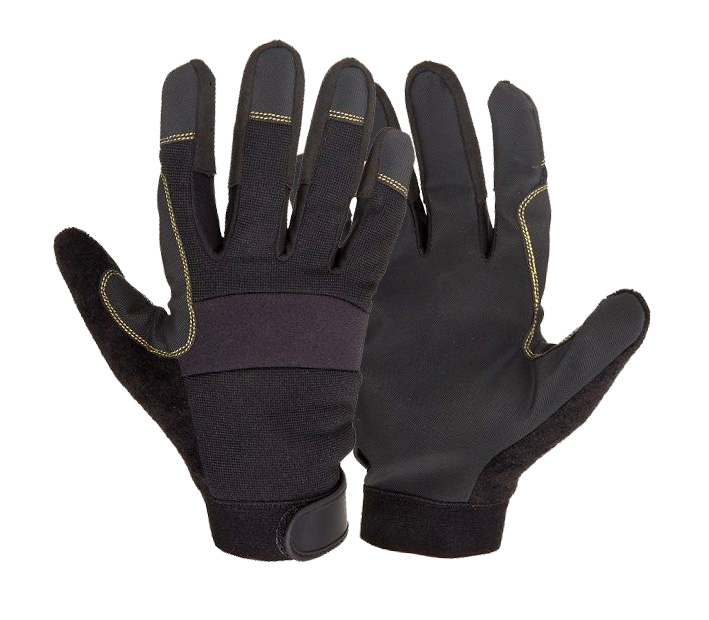 Gloves Mech. Black L281009P, Card, 9 , CE, LAHTI