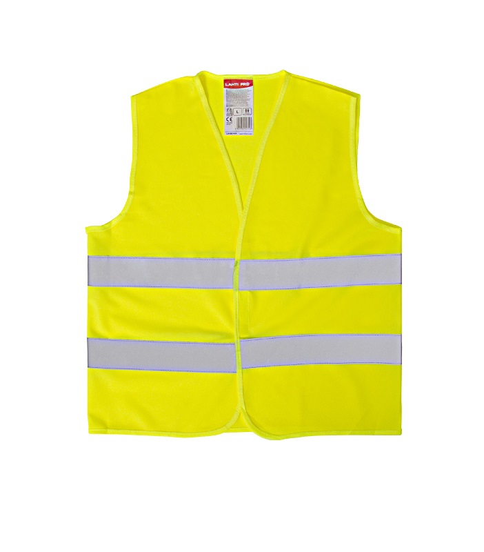 Warning Vest Gul för Kids 10-12 Years, l , CE, LAHTI