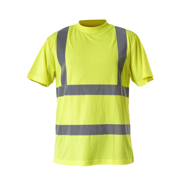 Warning T-Shirt, Yellow, 3Xl , CE, LAHTI