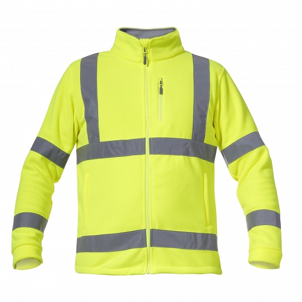 High Visibility Fleece Jacket Gul, S , CE, LAHTI