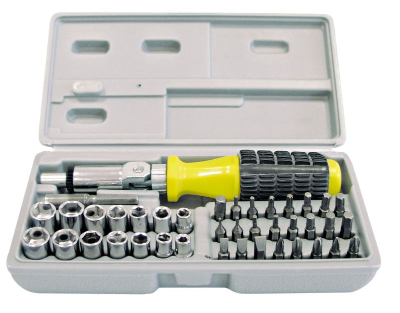 40Pcs Screwdriversockets set in Plastic Case