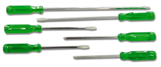 Sd 4Pcs set Go Through, Green Transparent Handle,