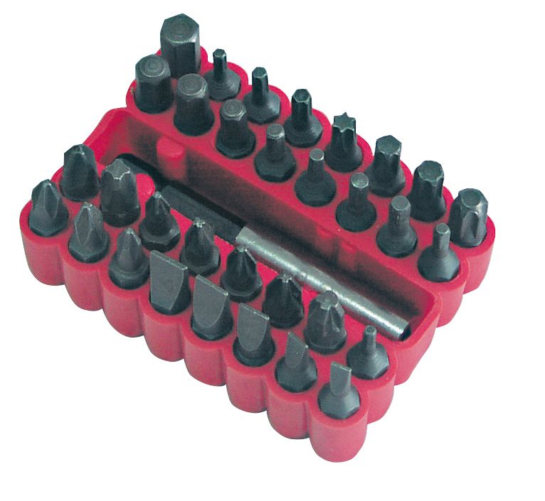 33st STANDARD BIT sats CV STEEL (butiksförp.)