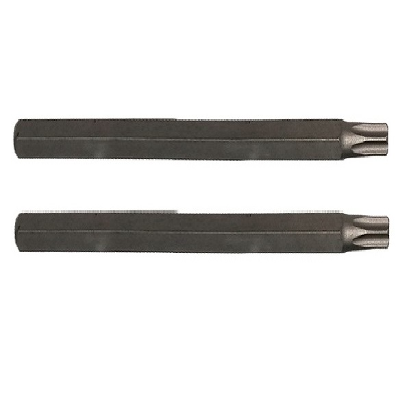 TORX Bits 3/8 (10 mm) T25, l=75 mm, 2PCS, S2, Proline