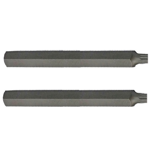 Spline Bits 3/8 (10 mm) M5-M12, l=75 mm, 2PCS, S2, Proline
