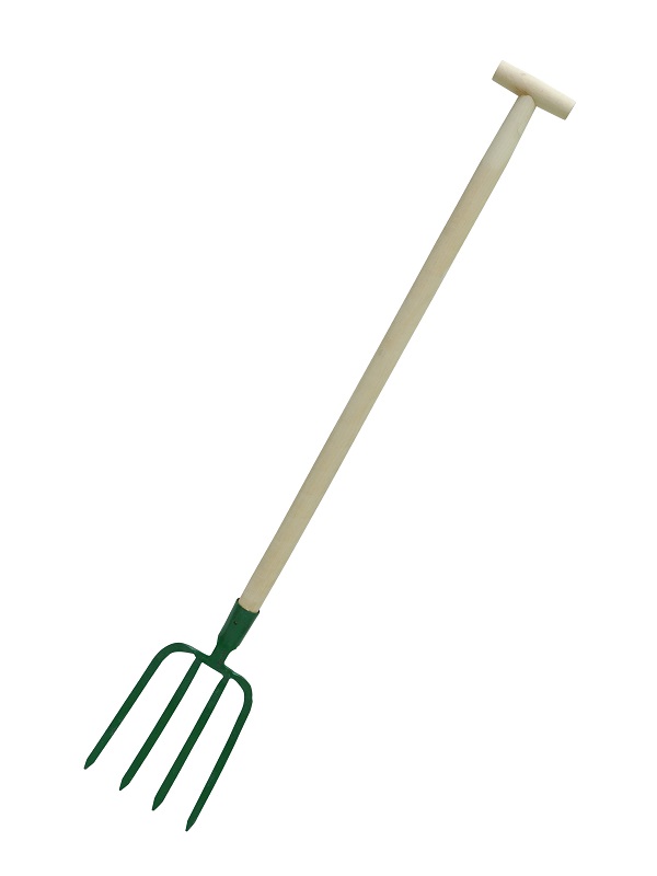 Grävgaffel, träskaft 1m