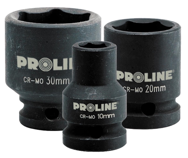 HEX Impact Socket 1/210-32 mm Cr-Mo, Proline