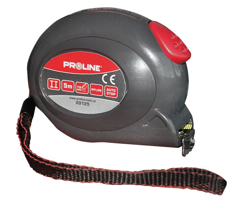 Måttband 8m, 25 mm Nylon, Proline