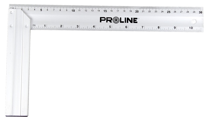 Combination Square 350 x 190 mm, Aluminium, Proline