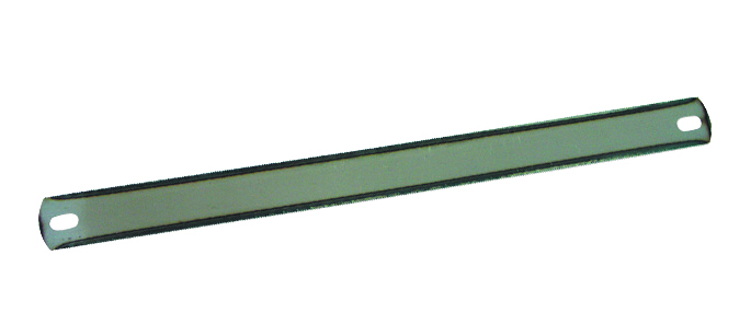 Double Sided Hacksaw Blade for Cutting Metalswood. Hardened. Size 300 x 25 mm.