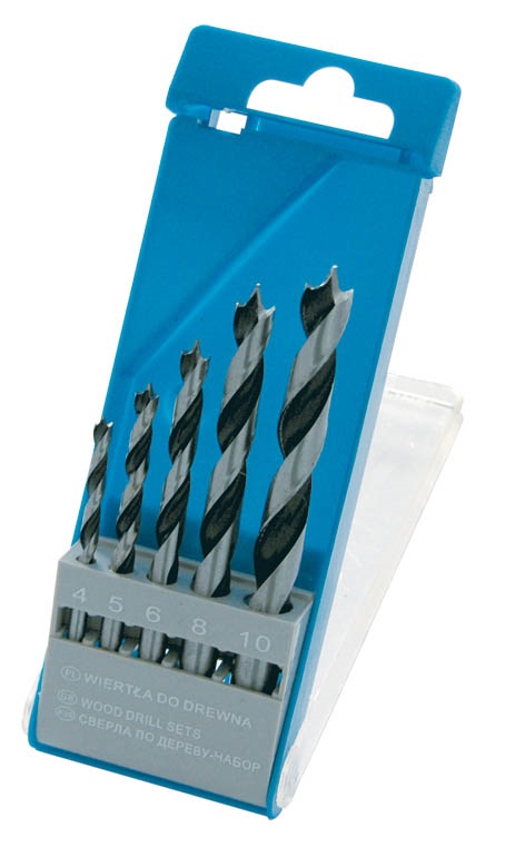 Wood Drill set 5PC 4-10 mm, Proline
