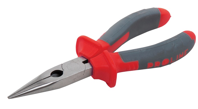 Snipe Nose Pliers 160 mm Rounded Jaws, Proline