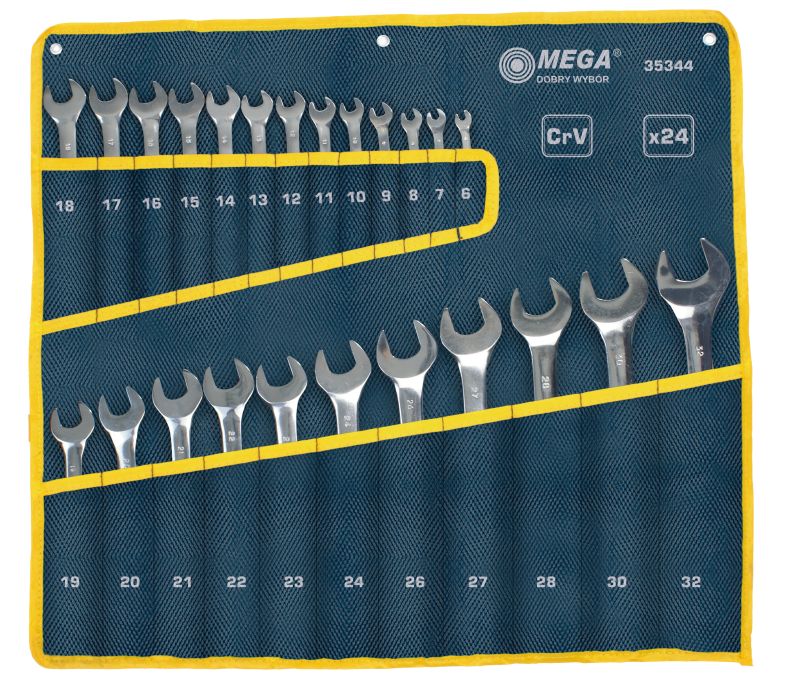 Combination Wrench Sets - DIN 3113, 24 pcs 6-32 mm