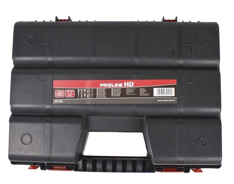 Verktygslåda Organiser med Handtag 30 Fack 13 x 29 x 39 cm, Proline HD
